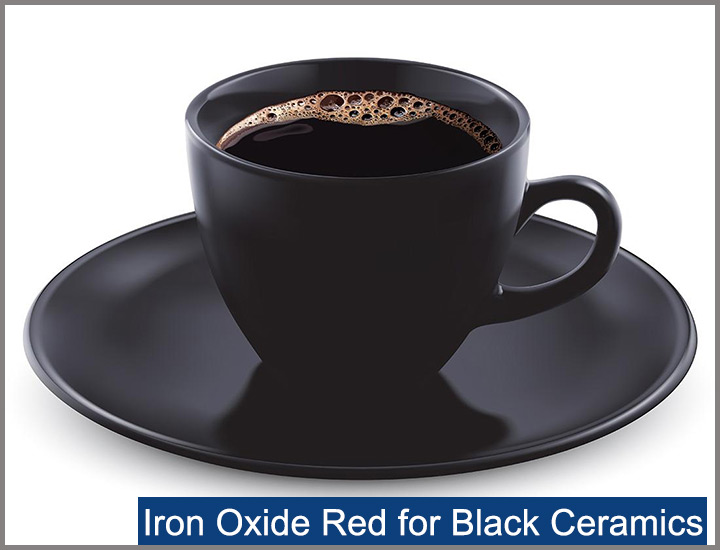 Iron Oxide Red for Black Ceramics (pottery and porcelain)